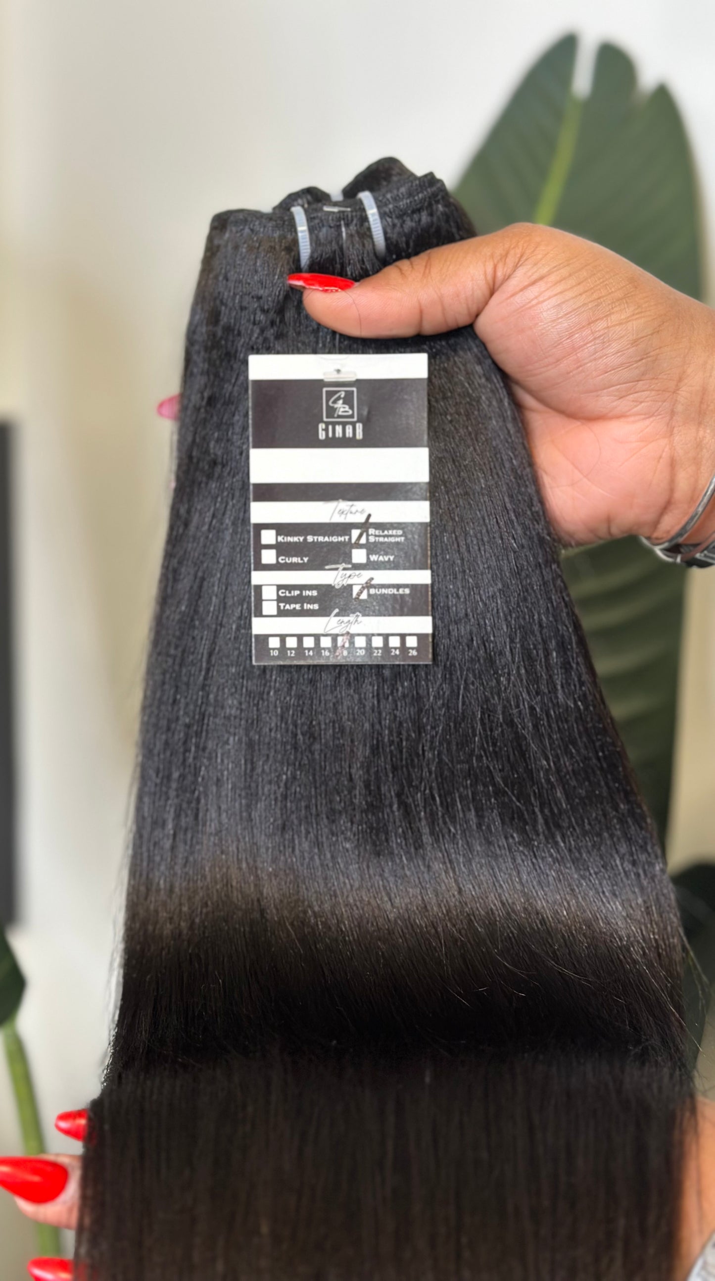 Relaxed Textured Straight Virgin Hair Bundle
