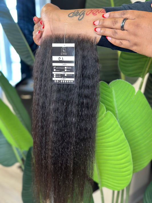 Kinky Straight Closure