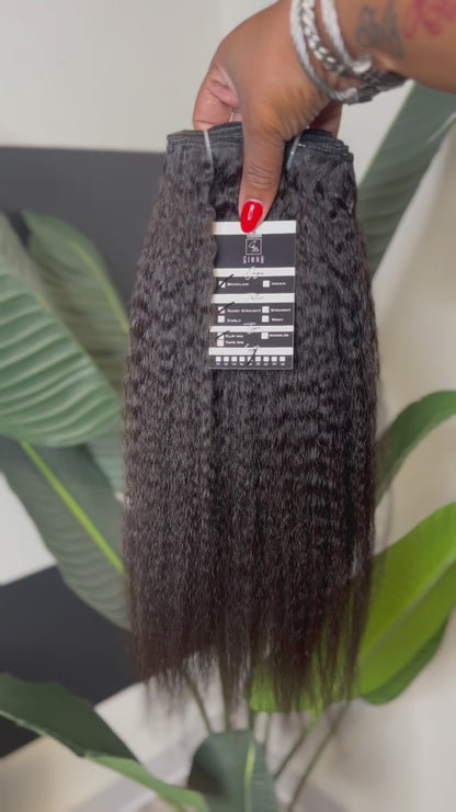 Kinky Straight clip ins